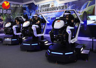 Des Vergnügungspark-9D Rennwagen-Spiel-Maschinen-Fahrsimulator Simulator-dynamischer des Auto-XD VR