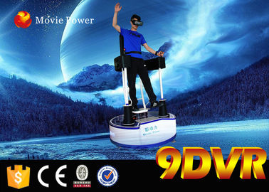 1-Sitze- wechselwirkende Kino-Simulator-virtuelle Realität 9D VR, die oben Flug-Spiel steht