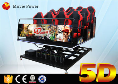 Simulator-Bewegtsimulator der Spiel-Maschinen-5d benutzte Theater des Film-5D für Verkauf