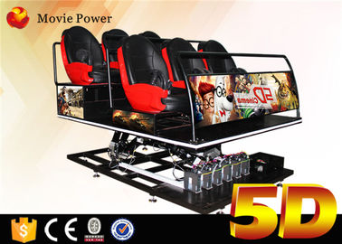 Kino-Bewegungs-Seats 6Dof 5D der Freizeitpark-Ausrüstungs-5d Kino der Kino-Simulator-Spiel-Maschinen-5D