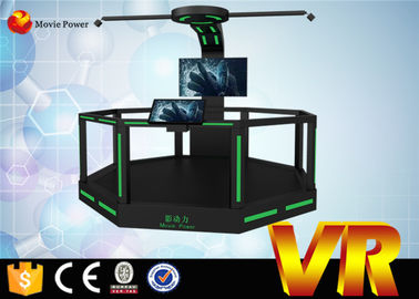 Simulator vr Kopfhörer 9d HTC VIVE mit Schießen Spiel in der Ausrüstungs-Stellung der virtuellen Realität