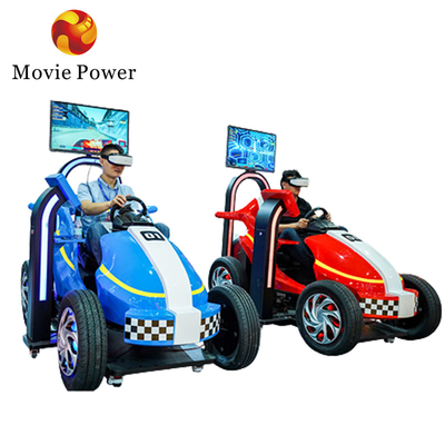 VR-Themenpark Rides 9D Kids Racing Game Simulator Münzbetriebene Auto Arcade-Maschine