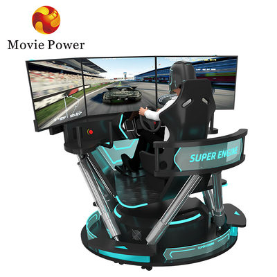 6 dof Hydraulic Racing Simulator VR Games Virtual Reality 3 Screen F1 Rennsimulator