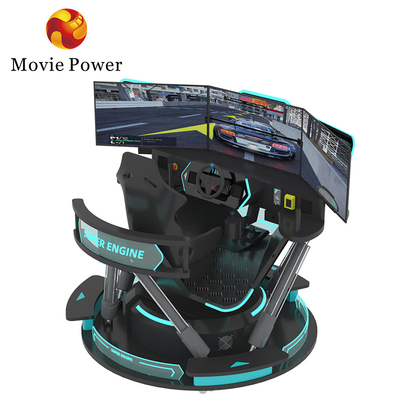 9d Vr 6 Dof Rennwagen Simulator Virtual Reality Arcade Spielmaschine mit 3 Bildschirmen