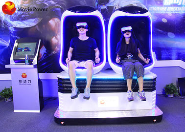 der virtuellen Realität 9D Ei-geformter Stuhl-Simulator der Simulator-elektrisches 360 Grad-Bewegungs-VR