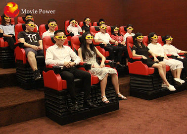 Achterbahn des Kino-4D für Unterhaltungs-Thema-Parks mit Bewegungs-Sitzen