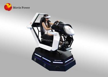 Aufregende Simulator-Unterhaltung des Autorennen-9D, VR, das Spiel-Maschine laufend fährt