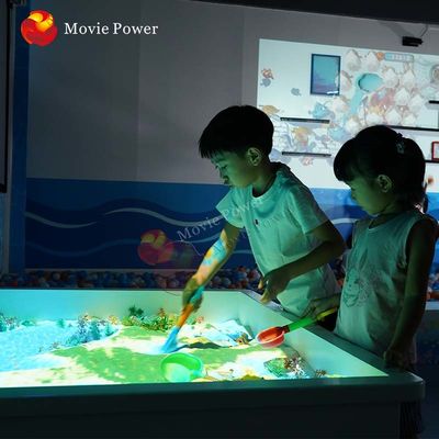 Wechselwirkendes Spiel-wechselwirkender magischer Spiel-Sand-Multispielerkasten Kinderinnenspielplatz AR