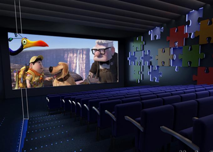 Großes hochauflösendes elektrisches Kino 4D mit Bewegungs-Stuhl 0