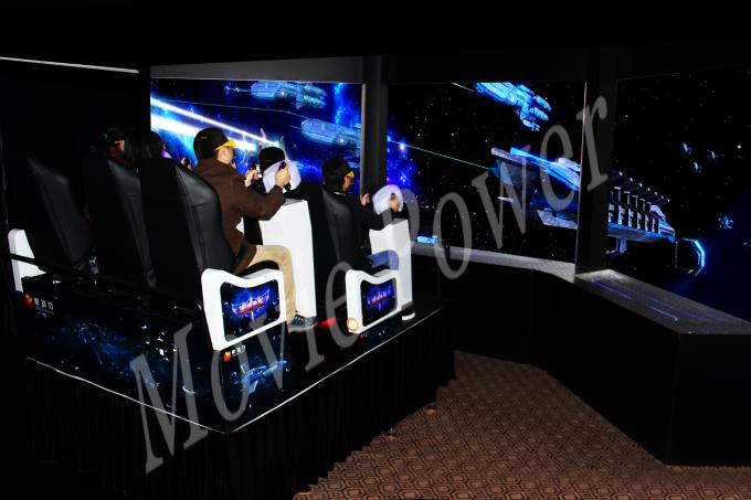 6/8/9/12-Sitze- Aktions-Kinos VR 9D mit mehrfachen LED-Bildschirmen 0