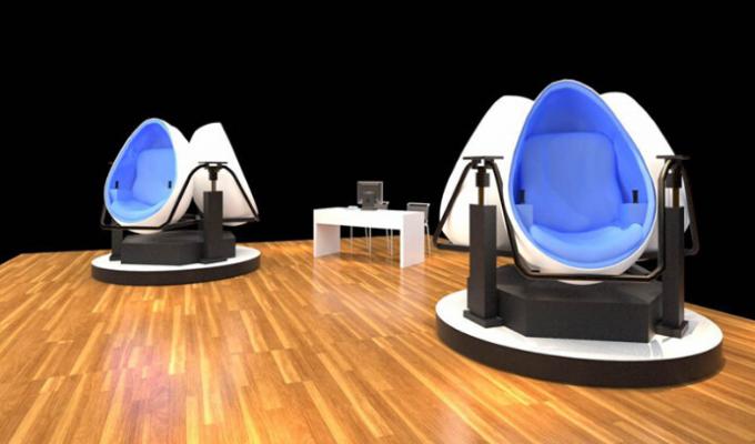 Elektrischer Kino-Ei-Stuhl SGS der virtuellen Realität 3D der Glas-9D VR 0