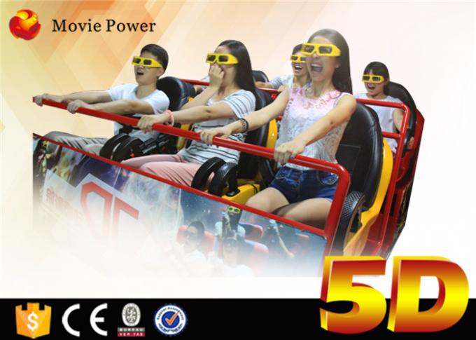 Kino-Bewegungs-Seats 6Dof 5D der Freizeitpark-Ausrüstungs-5d Kino der Kino-Simulator-Spiel-Maschinen-5D 0