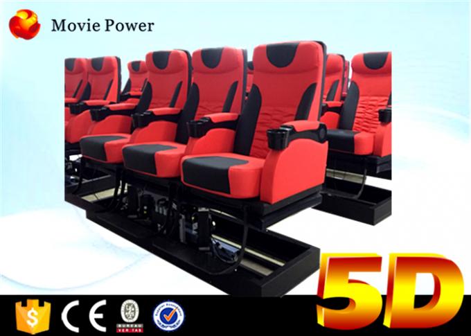 3 Dof elektrisch/hydraulisches Simulator-Kino des Kino-5D der Ausrüstungs-5D mit Bewegungsstuhl 0