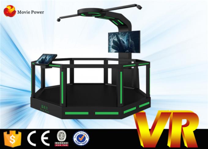 Simulator vr Kopfhörer 9d HTC VIVE mit Schießen Spiel in der Ausrüstungs-Stellung der virtuellen Realität 0