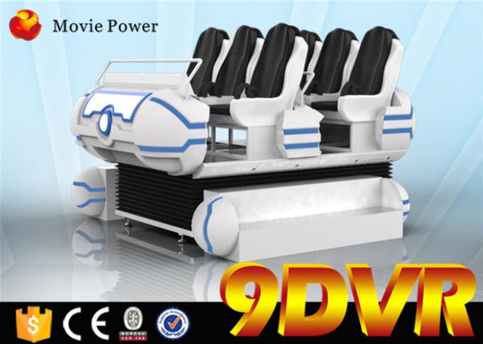 6 Sitzhochauflösende Filme/Kino der Spiel-9D VR für Film-LKW-einfache Installation 0