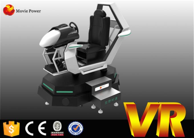 Innen-Kino-Simulator-Rennwagen 9D VR reitet für Vergnügungspark-Ausrüstung 0