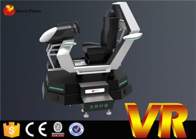 Kino-Spiel-Maschinen-Simulator Säulengang-Rennwagen-Fahrens9d VR mit 360 Vr-Gläsern 0