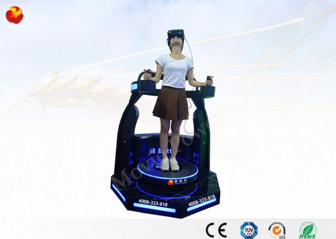 360 Spieler-stehende Plattform der Grad-Rotations-9D VR des Kino-9D des Simulator-einer 0