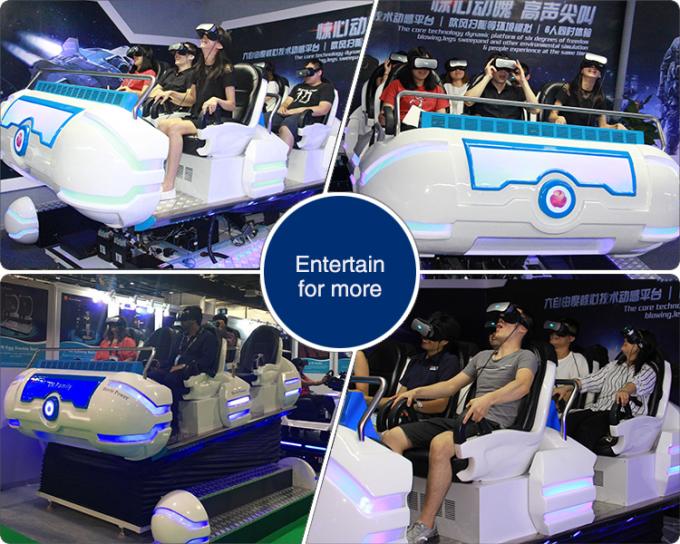 Kundenspezifischer 6-Sitze- 12d Kino-Simulator der virtuellen Realität des Kino-9d mit VR-Gläsern 0