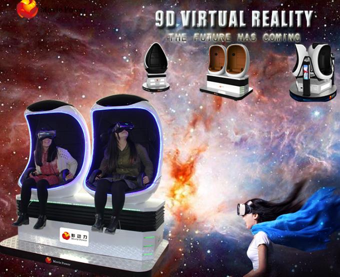 VR-Bewegungs-Filme ärgern des vergnügungsparks 9D des Simulator-9D Innenkino der virtuellen Realität 0