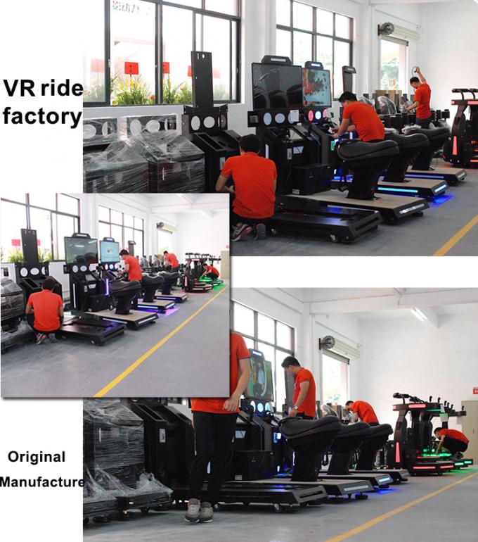 Kühles Pferderennen-Simulator-Schießen-virtuellen Realität Bewegungs-Einzelsitzes HTV VIVE der Glas-VR Kino 1