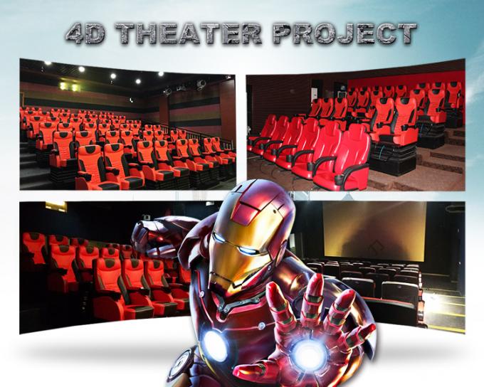 Die meisten aufregenden Kino-Erregungs-Bewegungs-Sitze der Achterbahn-4D mit Stromsystem 0
