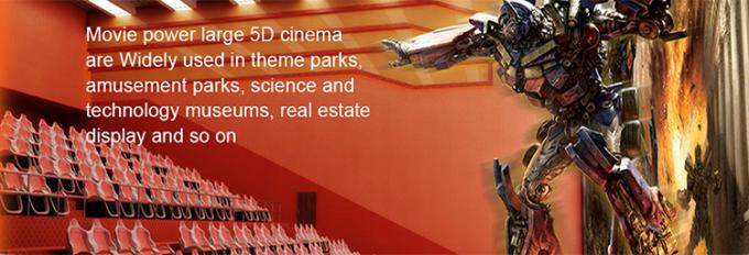 Achterbahn des Kino-4D für Unterhaltungs-Thema-Parks mit Bewegungs-Sitzen 2
