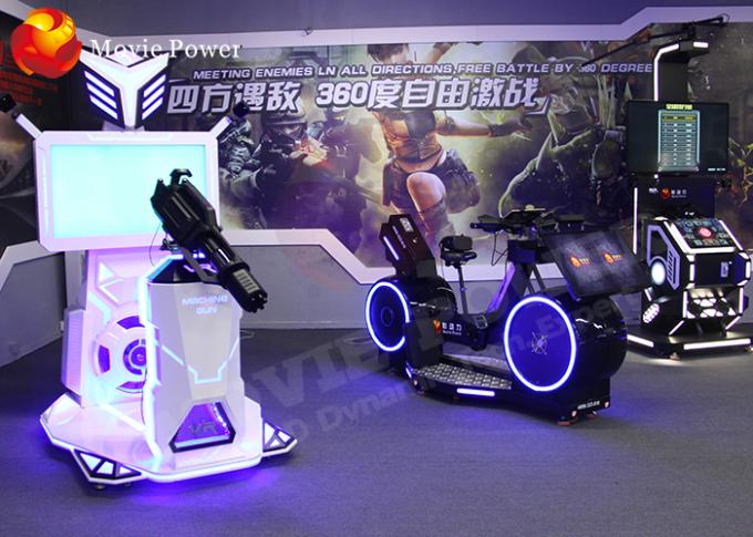 Kühles Eignungs-Fahrrad-virtueller Spielautomat 9d VR mit Gläsern der virtuellen Realität 9d 1