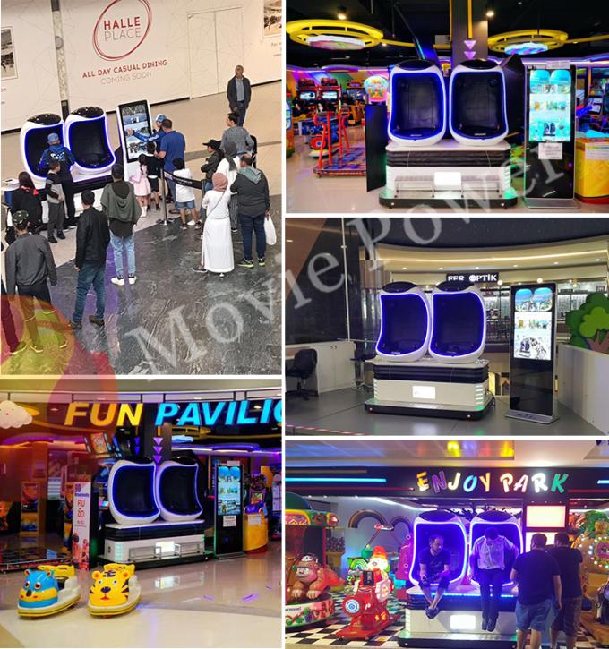 Kino-Simulator der virtuellen Realität 9D der Einkaufszentrum-einzelner Kabinen-9D VR des Kino-9D 1