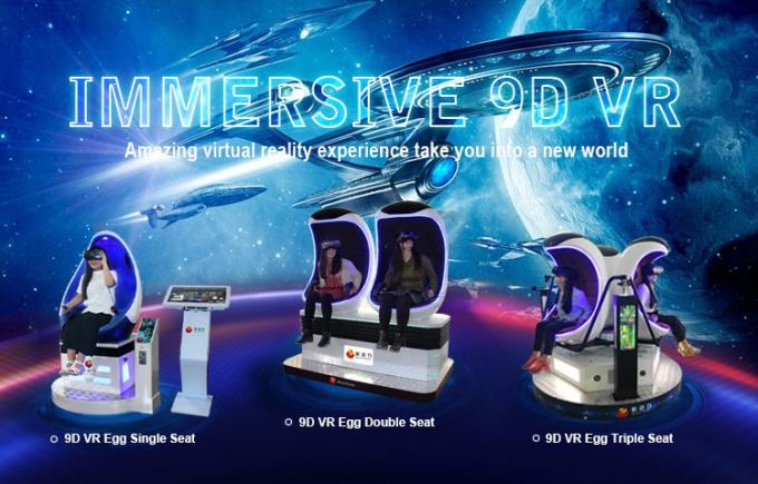 Des Simulations-der Fahrt-Münzen-9D VR Kino-9D Sitze Kino-Arcade-Spiel-der Maschinen-2 0