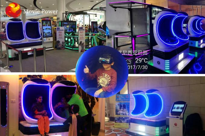 Des Simulations-der Fahrt-Münzen-9D VR Kino-9D Sitze Kino-Arcade-Spiel-der Maschinen-2 1