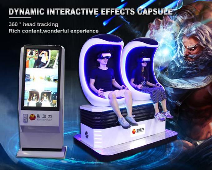 Der Doppelsitz-virtuellen Realität Simulator Spieler der Vr-Spiel-Achterbahn-2 für Kinder parken 0