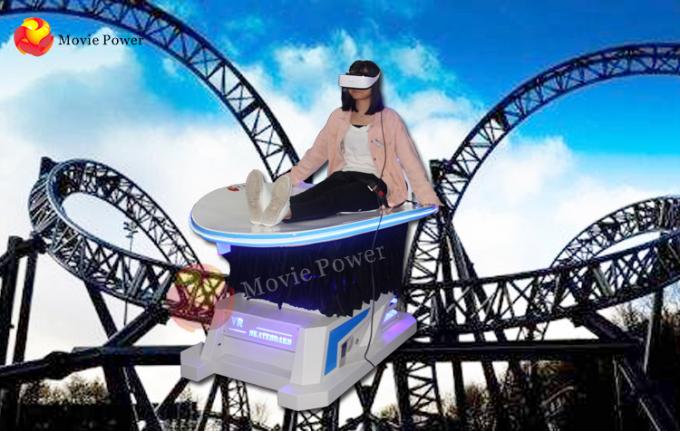 Bewegungs-Stuhl-Arcade-Spiel-Maschine der hoher Gewinn-elektrische virtuellen Realität 0