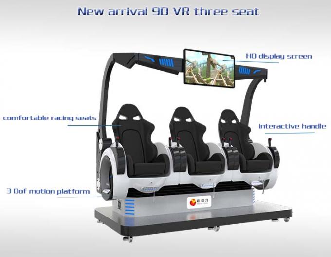 Kino-Simulator des Vergnügungspark-9D VR mit Deepoon-Gläsern 3kw 1