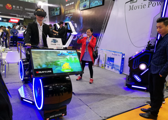 neueste Unternehmensnachrichten über Film-Energie vr Simulator die populärste im Jahre 2017 Asien-Unterhaltungs-u. -anziehungskraft-Ausstellung  3
