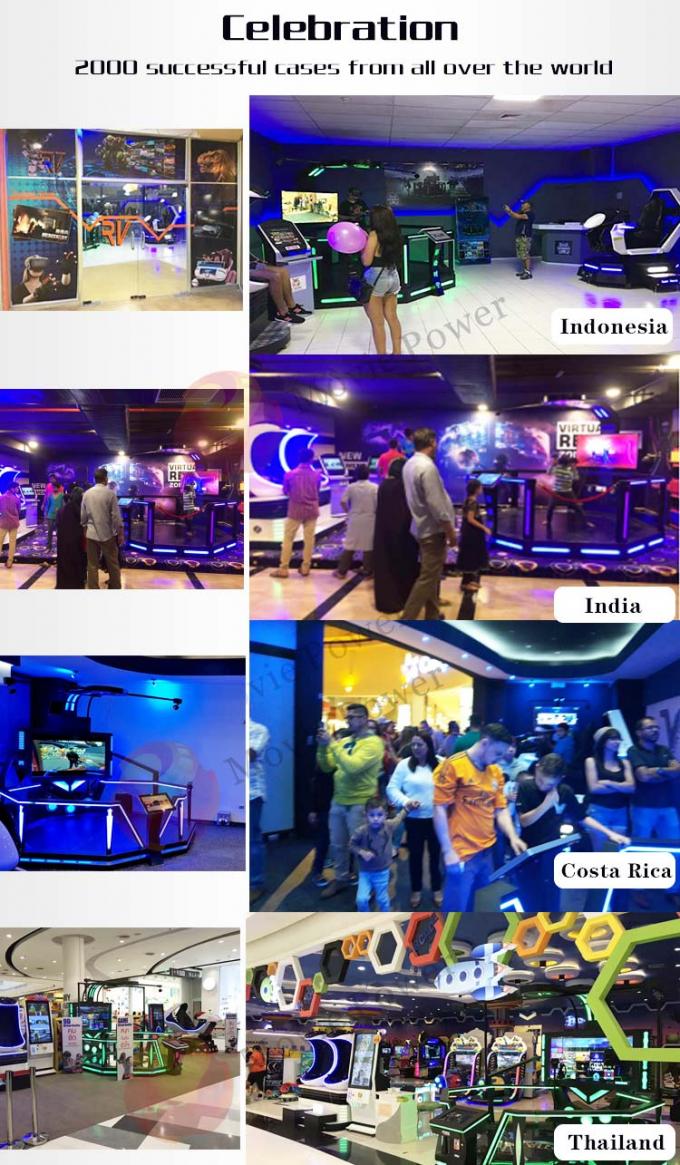 Raum-Spiel-Plattform HTC Vive 9D VR stehende/wechselwirkende VR-Schießen-Spiel-Maschine 1