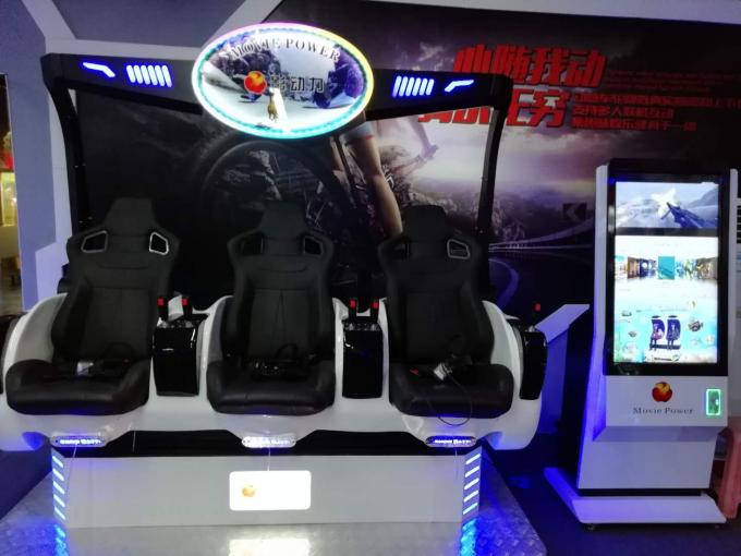 Simulator-Fernbedienung 3 220V 9D setzt Spiel-Maschine der virtuellen Realität des Kino-3Q VR 1