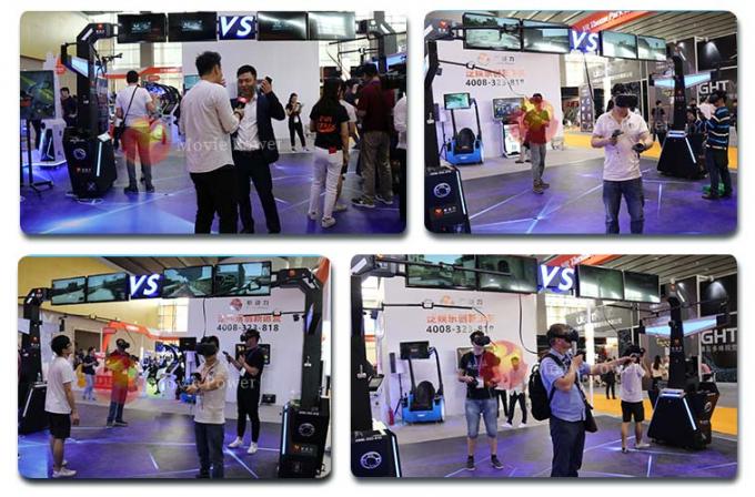 HTC Vive des Plattform-9D VR wechselwirkende Spieler Schießen-Gerät-4 für Einkaufszentrum 1