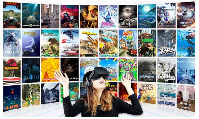 Kino 2 des Kleinbetrieb-dynamischen Effekt-9D VR setzt Maschine der virtuellen Realität 1