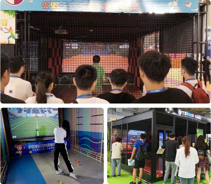 Wechselwirkendes Tennis-Ausrüstung Vr-Sport-Spiel der virtuellen Realität des körperliche Verfassungs-Spiel-9d 0