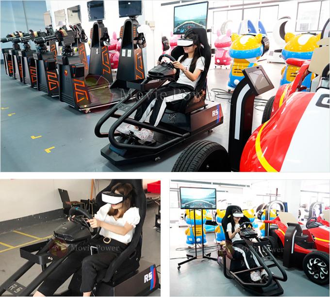 Spiel-Simulator Einkaufszentrum-Unterhaltungs-Auto-Fahrensimulations-Seats VR 0