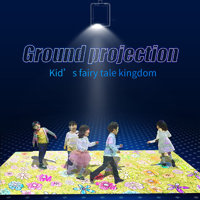 Boden-Projektions-System der Kinderspiel-Innenspielplatzgeräte-3d 0