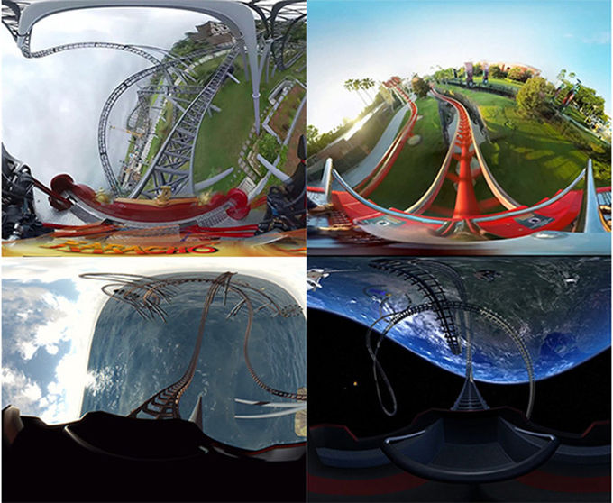 Spiel-Maschine dynamisches Spiel-Innender virtuellen realität des Freizeitpark-VR Flight Simulator VR 0