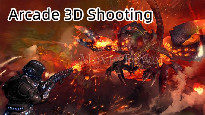 Unterhaltungs-Münzen-3D Schirm Arcade Gun Shooting Game Machine 0