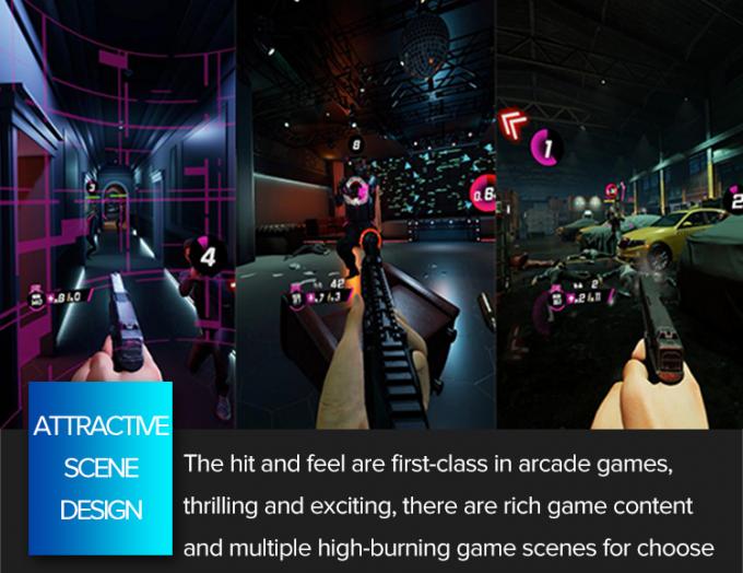 Wechselwirkendes 9D Vr gehendes Gewehr-Schießen Arcade Virtual Reality Game Machines 1