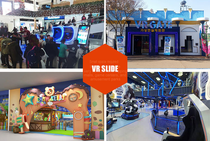 Slide 9d Vr Spielmaschine Bewegungssimulator Spiel Arcade Kino 9d Skateboard Für Vergnügungspark 1