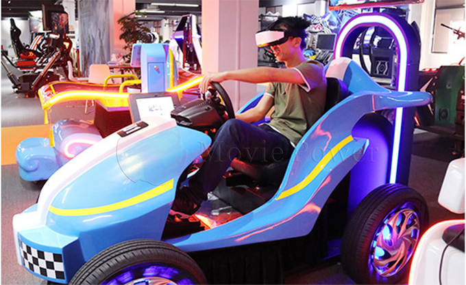 VR-Themenpark Rides 9D Kids Racing Game Simulator Münzbetriebene Auto Arcade-Maschine 3
