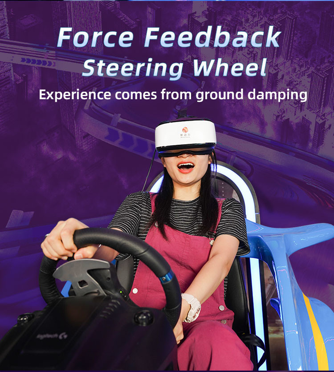 9D-Kinder-Rennspiel VR-Fahrsimulator für Vergnügungspark 3