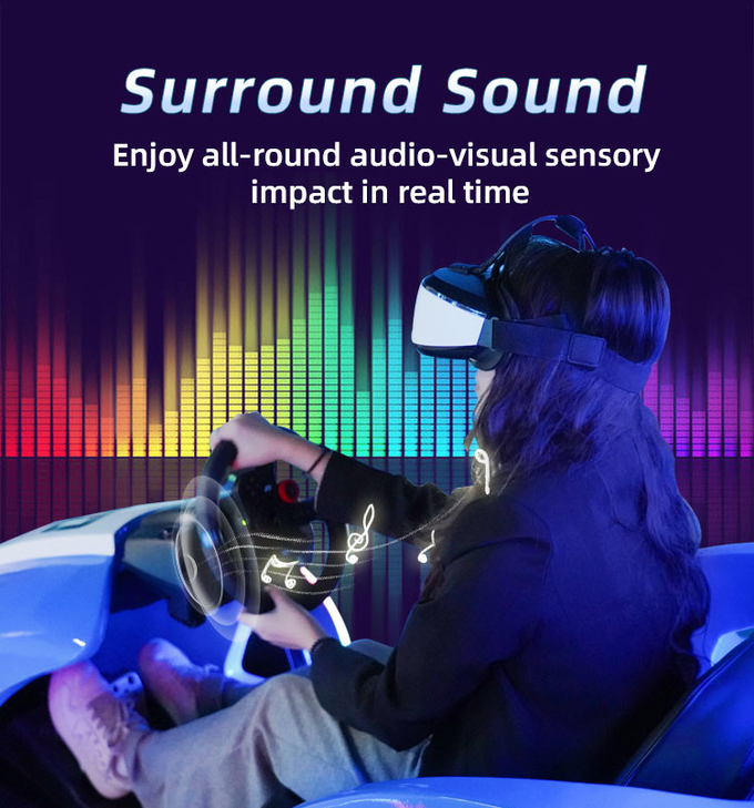 9D-Kinder-Rennspiel VR-Fahrsimulator für Vergnügungspark 5