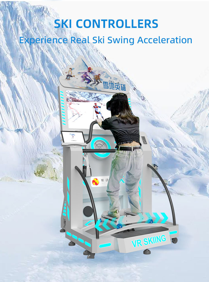 Dynamischer Indoor-Ski-Simulator 9d Virtuelle Realität Snowboard-Simulationsmaschinen 3